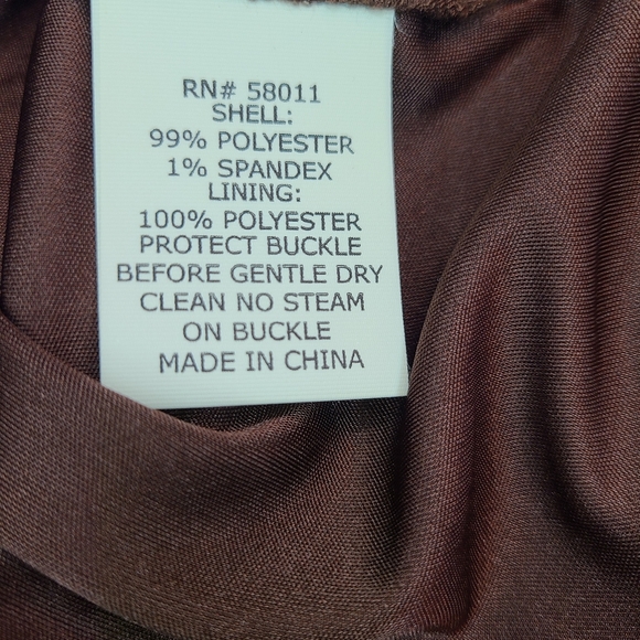 David Meister Knit Gathered Sheath Dress Multi-Color Size 12 - Picture 7 of 7